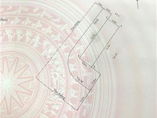 Lô góc 2 mặt tiền, mặt đường 21m trục chính tái định cư đồng giáp (c714) dt 57m2 (ngang 4 x 14m)