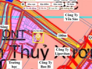 Bán 86.6m2 đất ở, phía sau lưng công ty livopitan, lõi khu dân cư, đường 4m, phù hợp ở hoặc đầu tư