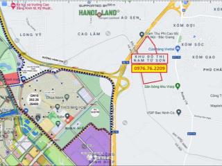 Kđt xanh nam từ sơn giáp ranh hà nội. giá lò xo nén chỉ 2x triệu/m2.