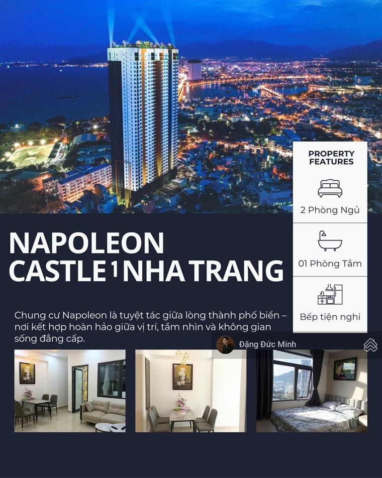 Đầy đủ vat tầng đẹp, view cực phẩm! cc napoleon castle i 2,1 tỷ full nội thất mới 100%