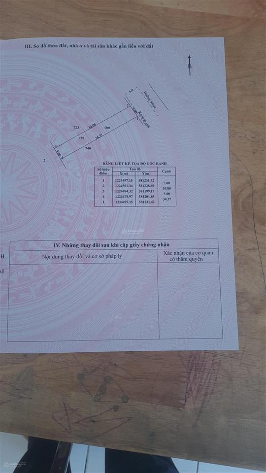 Bán gấp đất nền xã an nhơn tây, củ chi, hồ chí minh 1,83 tỷ, 171 m2