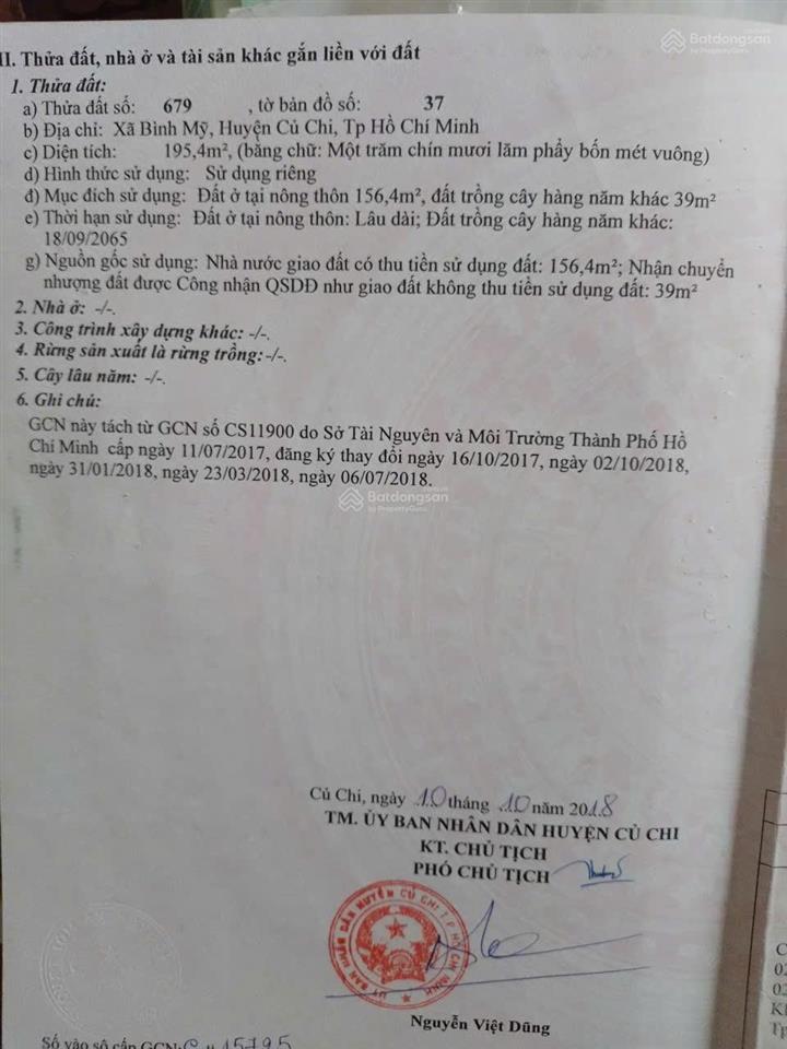 Bán đấy bình mỹ, củ chi, tp hồ chí minh