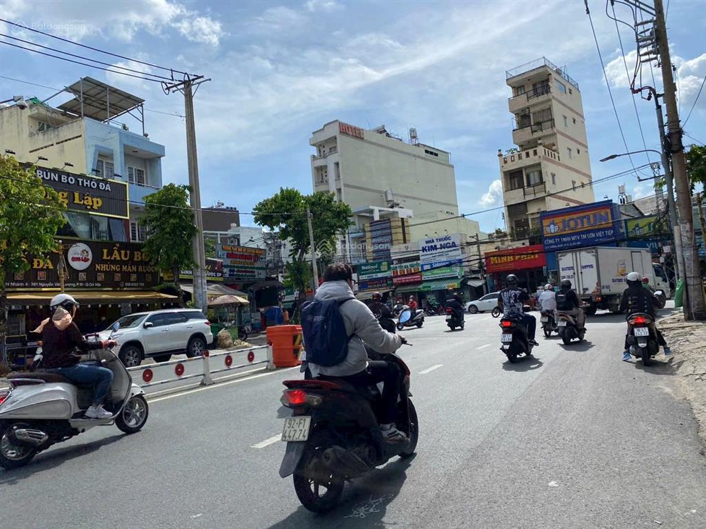 Mt nguyễn văn lượng, p.10, gv. dt 8m x 37m cn 300m2 nhà c4, tiện xây mới, giá 52tỷ tl