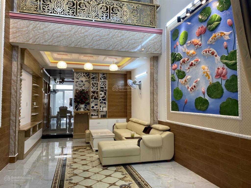 Nhà phan văn trị, p7, gv. dt 6,5m x 22m trệt 2 lầu st, giá 14tỷ tl