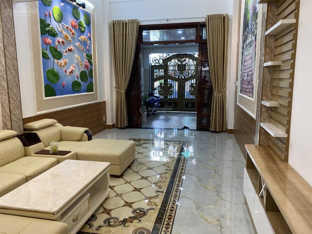 Nhà phan văn trị, p7, gv. dt 6,5m x 22m trệt 2 lầu st, giá 14tỷ tl