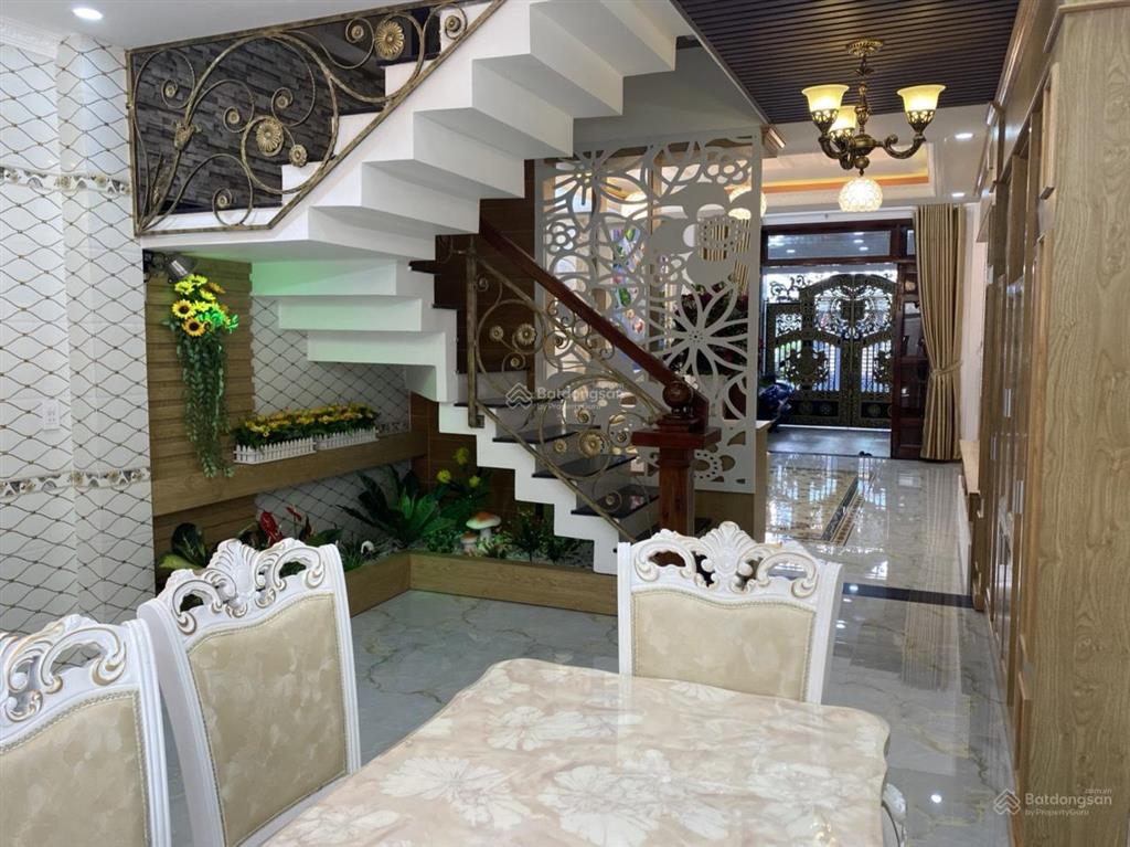 Nhà phan văn trị, p7, gv. dt 6,5m x 22m trệt 2 lầu st, giá 14tỷ tl