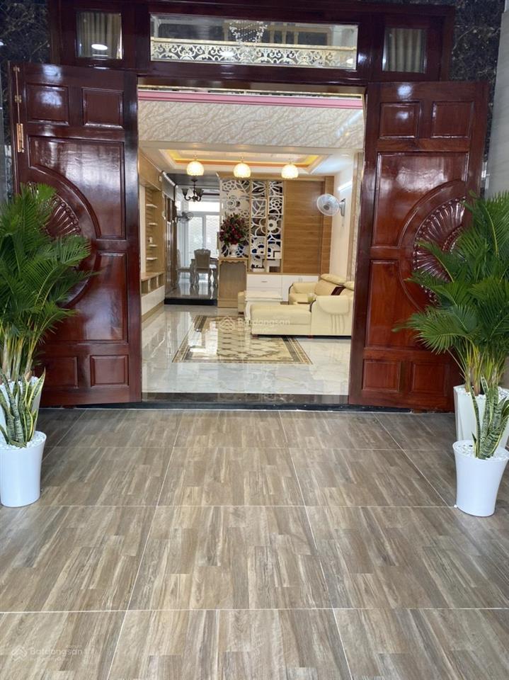 Nhà phan văn trị, p7, gv. dt 6,5m x 22m trệt 2 lầu st, giá 14tỷ tl