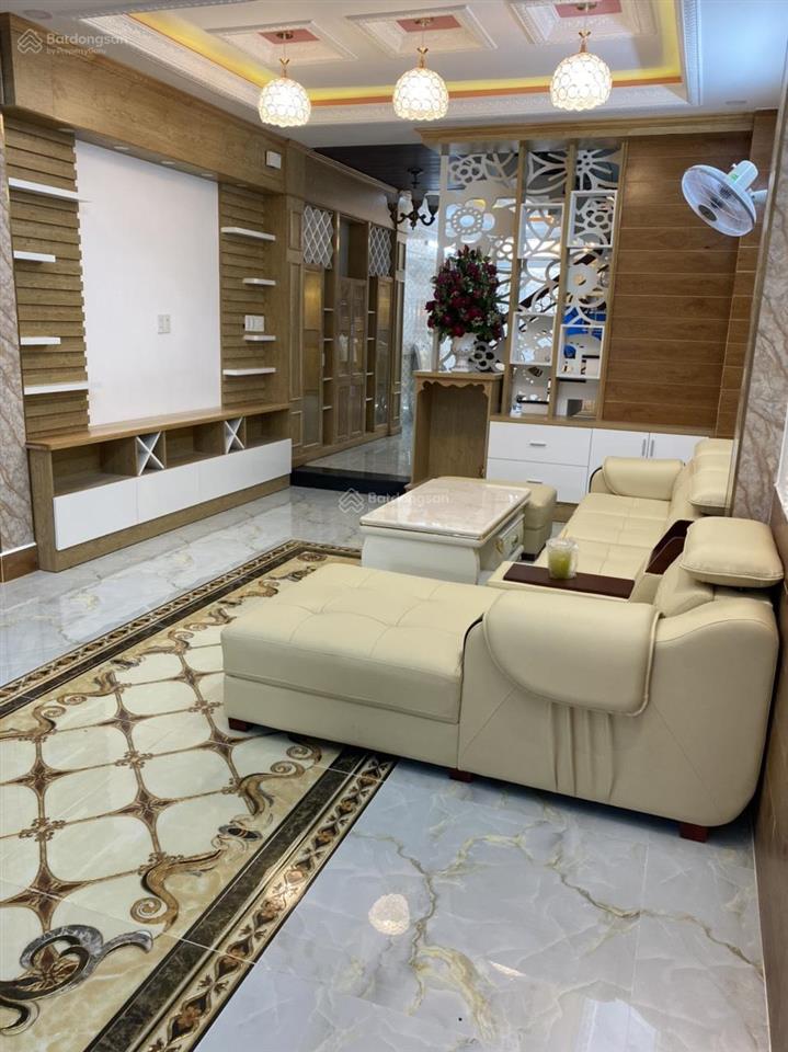 Nhà phan văn trị, p7, gv. dt 6,5m x 22m trệt 2 lầu st, giá 14tỷ tl