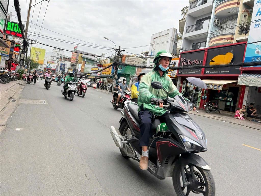 Nhà lê quang định, p.11, bình thạnh. cách lqđ 20m, hẻm 1/ . dt 4m x 20m trệt 3 lầu, giá 14ty tl