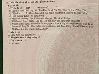 Chính chủ cần bán lô đất mặt đường xã châu pha, tx. phú mỹ, bà rịa  vũng tàu.  0903 731 ***