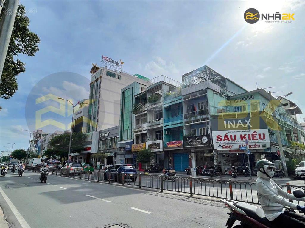 Bán mặt tiền lý thái tổ, quận 10 4,5x36m hầm 6 tầng  hđt 140 triệu/tháng  giá 45 tỷ tl