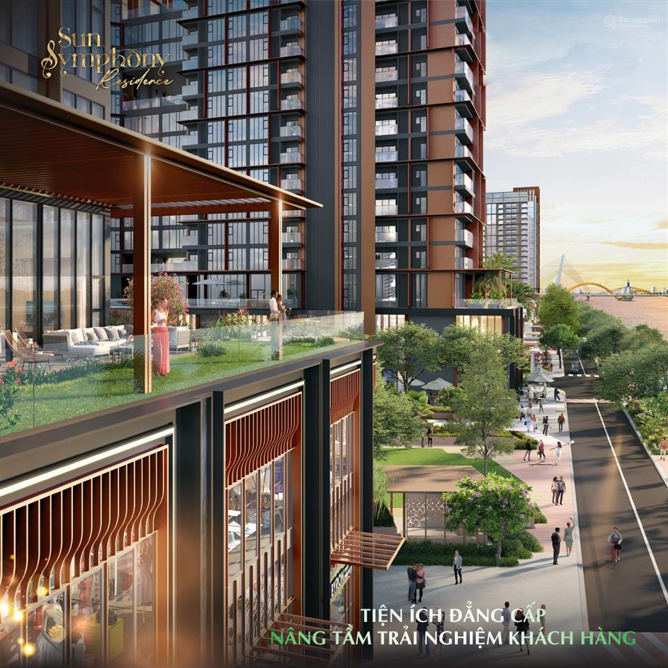 Shophouse khối đế 2  3 tầng ven sông hàn chỉ từ 4 tỷ, ck 17%, hỗ trợ vay 70%, 0% lãi suất 30 tháng