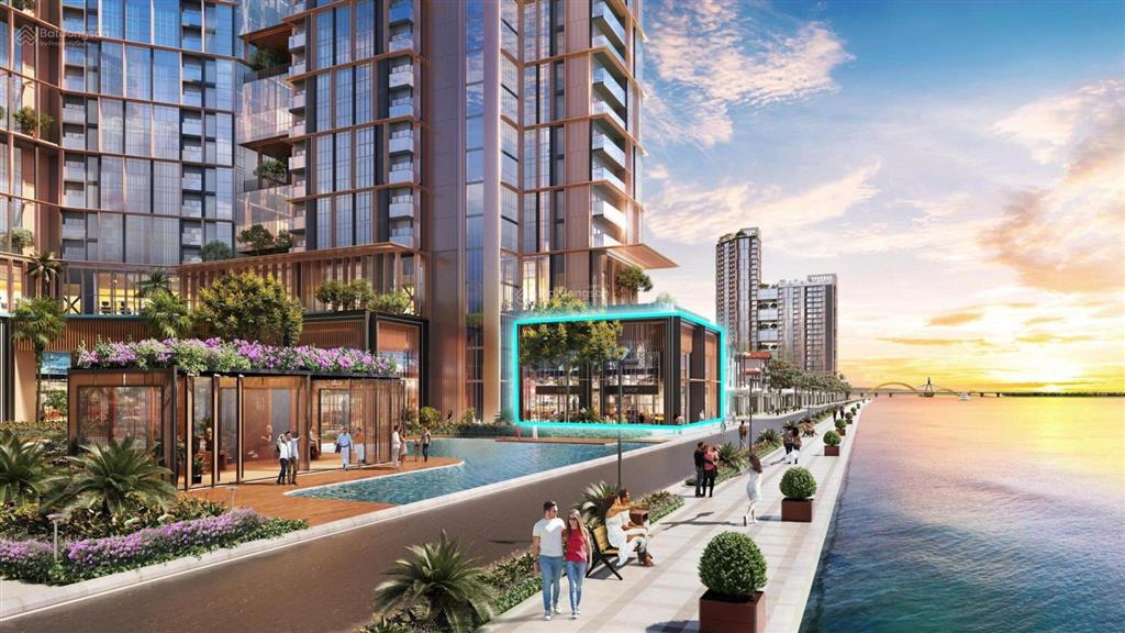 Shophouse khối đế 2  3 tầng ven sông hàn chỉ từ 4 tỷ, ck 17%, hỗ trợ vay 70%, 0% lãi suất 30 tháng