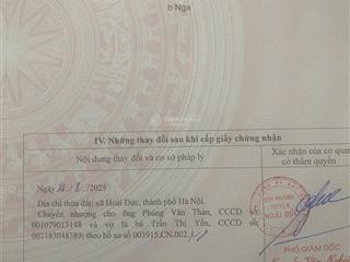 46m2 đất thôn chiền, đức thượng ô tô qua