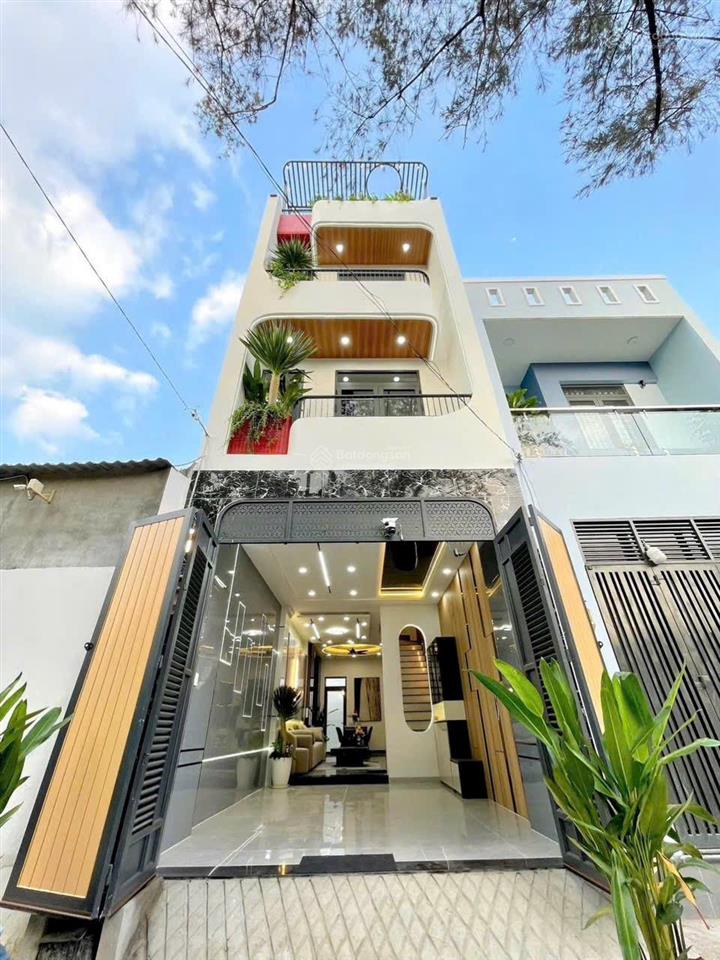 Bán nhà đẹp 4 tầng sân thượng phường an phú đông quận 12 tp hcm