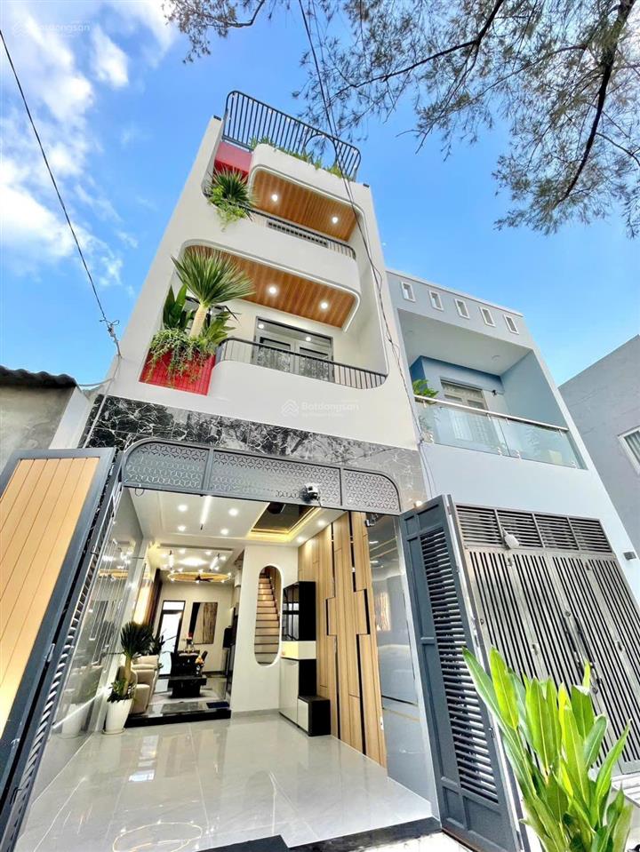 Bán nhà đẹp 4 tầng sân thượng phường an phú đông quận 12 tp hcm