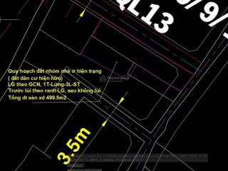 Bán đất 2mt (tặng nhà cấp 4), diện tích 121,6m2 (ngang 4,2m  nở hậu 8m), hxh thông.giá chỉ 60tr/m2