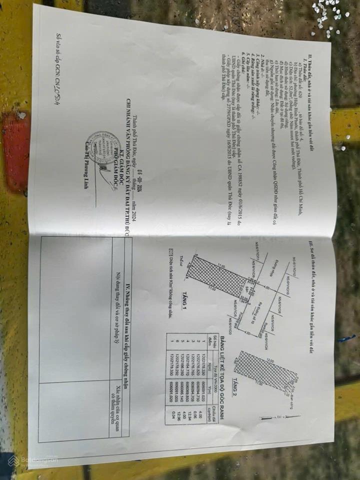 Bán nhà 1trêt 1lầu đường sô 10hiệp bình phước.