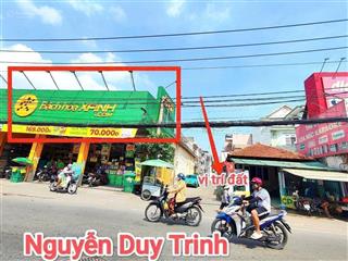 Bán 2 nền đất mặt tiền kinh doanh  cạnh ubnd p. long trường