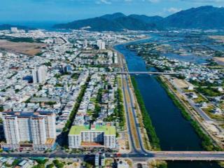 Bán lô đất nền biệt thự mặt sông quán trường, view sông hướng đông giá đầu tư, gói 4 kđt mỹ gia