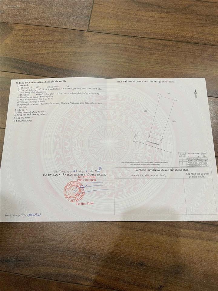 Bán cặp đất nền biệt thự kđt vĩnh hoà, sát bên du thuyền, view công viên giá đầu tư