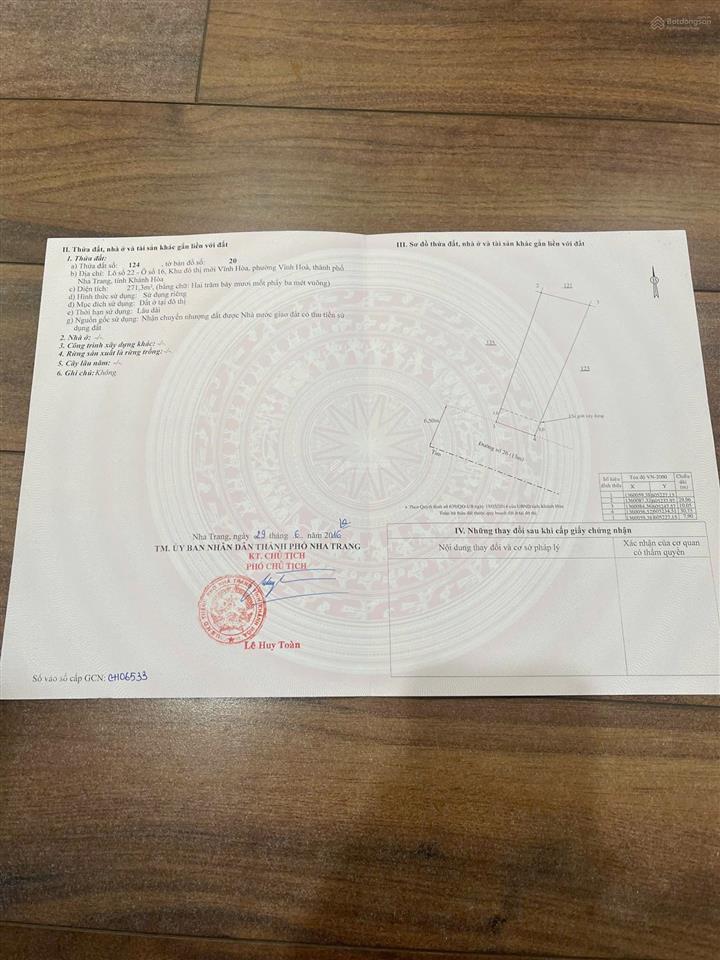 Bán cặp đất nền biệt thự kđt vĩnh hoà, sát bên du thuyền, view công viên giá đầu tư