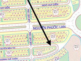 Chuyển nhượng góc 3 mt khu đảo 1  dt lớn 333m2 đường nguyễn mậu tài x hoàng thế thiện