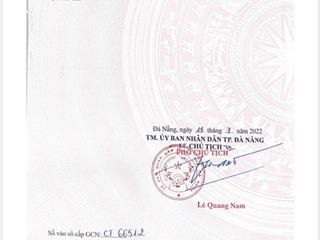 Chuyển nhượng đất đường cồn dầu 17  view công viên ngay chân cầu hoà xuân