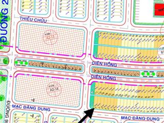 Góc ngã tư 219m2 nguyễn hiến lê x mạc đăng dung  ngay trục tmdv làn đôi chợ đêm