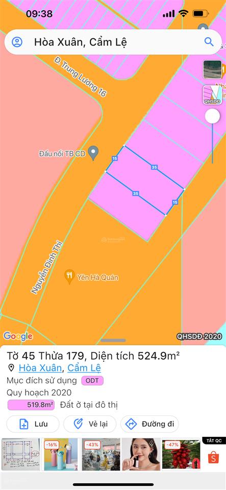 Chào bán 525m2 đường nguyễn đình thi  ngay trục nguyễn phước lan