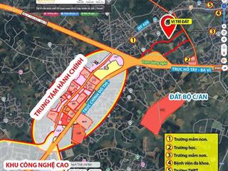 Bán lô đất hòa lạc hà nội 560m2, 4,6 tỷ/ lô, sổ đỏ chính chủ. công chứng trong ngày