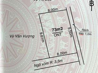 Chuyển nhượng lô đất 73m ngang 8m tho linh minh tân giá chỉ 950 triệu