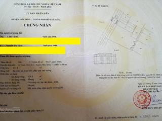 Đất vườn, 9x30=275m2 đường thanh niên, tân thới nhì, hóc môn, sổ riêng, giá tốt 820triệu
