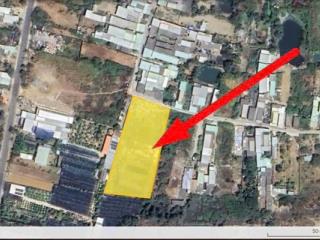 Bán lô đất thổ cư 2605 m2 có 1700m2 đất gần đường thạnh thới, cần giờ. giá bán ngộp 17 tr/m2