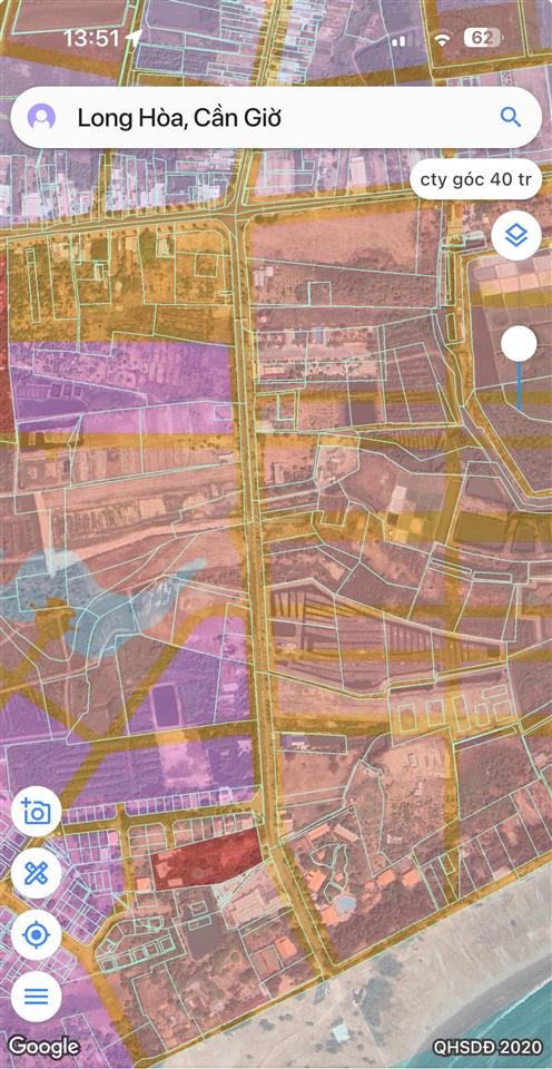 Sót lại lô đất mặt tiền đường thạnh thới dt 4000 m2 có 200 m2 đất ở. giá bán 20 tr/m2 giá tốt