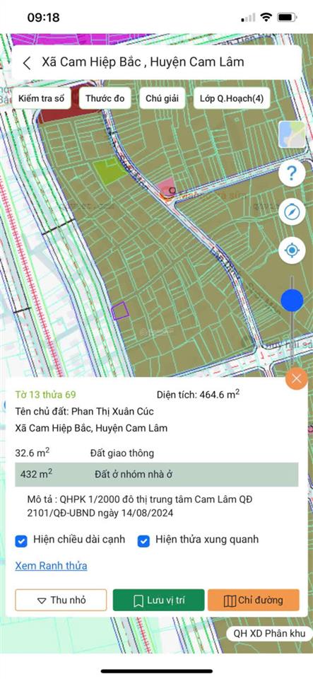 Bán lô góc siêu đẹp đường tránh ql1a 68m cam hiệp bắc, thổ cư 100%, tách đc 4 lô giá siêu đẹp
