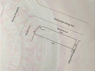 Bán đất 2 mặt tiền hồ nghinh + ngô quang huy