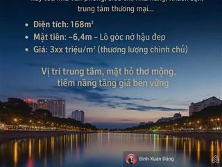 Bán nhà mặt đường nguyễn đức cảnh 168m2 lô góc mặt tiền rộng 6,4m có đong tiền thuê tốt