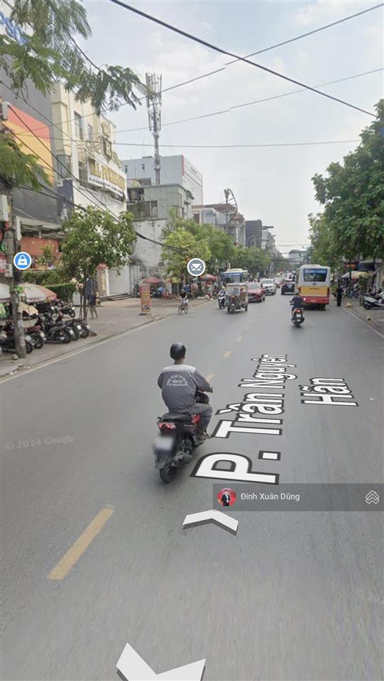 Bán nhà mặt đường trần nguyên hãn 180m2 mặt tiền 7,5m điểm đẹp kinh doanh tốt