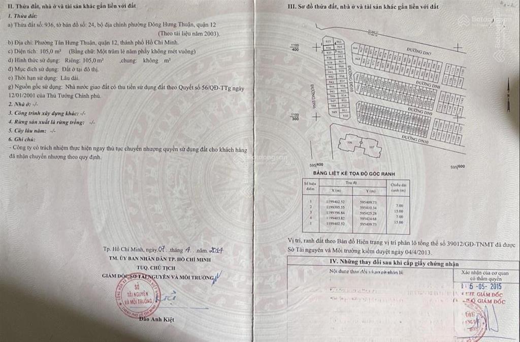 Bán lô đất biệt thự góc 2mt rất đẹp