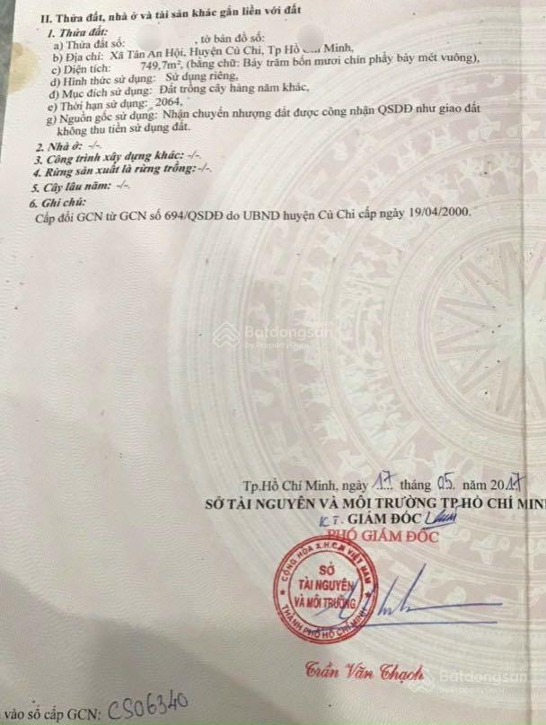 Bán đất mt tl373 gần đường xuyên á và kcn tây bắc