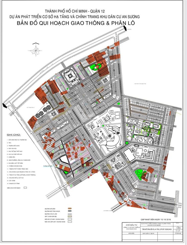 Bán lô đất đối diện kho bạc đẹp nhất dự án an sương