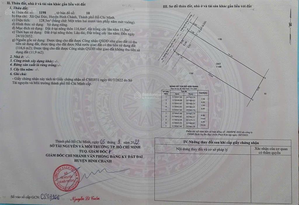 Cần bán gấp 5 lô đất thổ cư 111m2 giá 2,5 tỷ, 118 m2 giá 2,650tỷ, 214m2 giá 4,050 tỷ