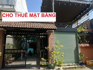 Cho thuê mặt bằng 180m2, 1 trệt, 1 lầu, 2wc, 1 phòng ngủ, 1 bếp  giá 22 triệu/tháng