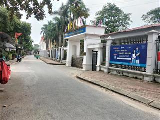 Bán đất 100m2 trục chính kinh doanh 2 đối diện cổng trường cấp 2 và trường cao đẳng cơ điện sóc sơn