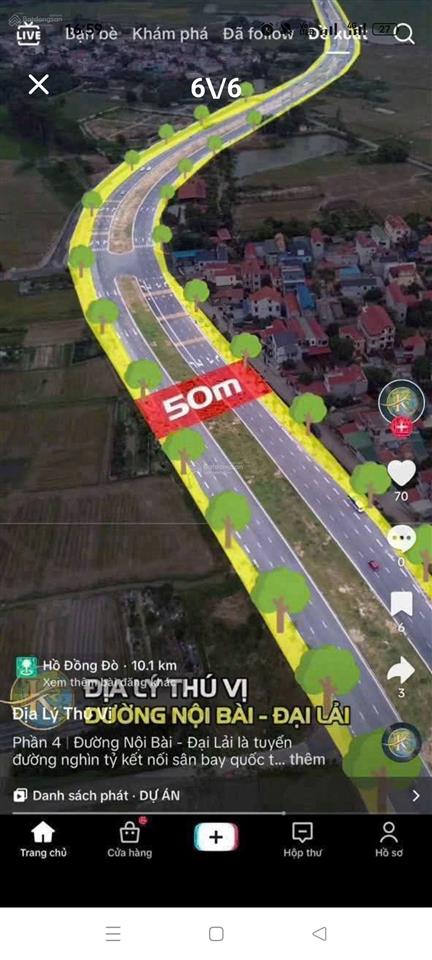 Bán đất lô góc trục kinh doanh 108m2 gần đường nội bài  đại lải