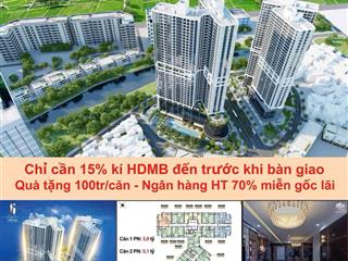 Bán căn chung cư tại mỗ lao 2 phòng ngủ chiết khấu 10,5%, tặng 100tr, tặng tủ lạnh & 2 năm phí dv