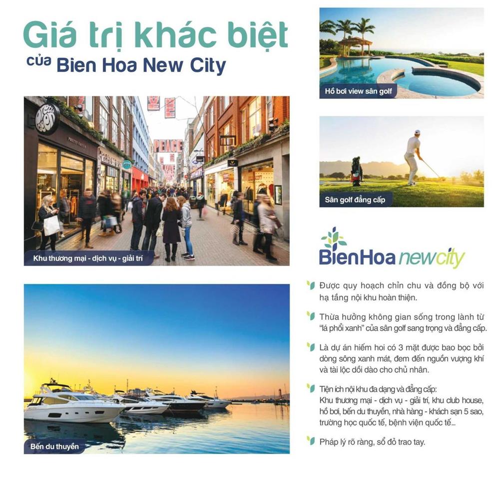 Đất nền sân golf long thành, biên hòa new city. sổ hồng riêng, bank 70%