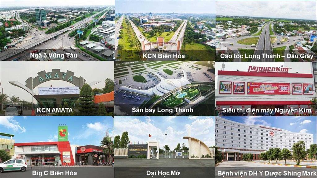 Đất nền sân golf long thành, biên hòa new city. sổ hồng riêng, bank 70%