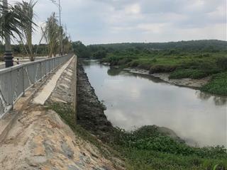 Biệt thự đối diện sông 238m2, 14*17 đối diện sông, sổ sẵn, ngân hàng hỗ trợ 70%